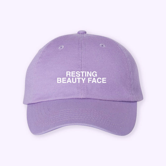 Resting Beauty Face Dad Hat